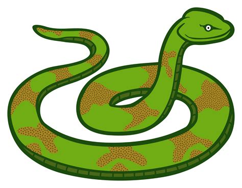 Clipart - snake - coloured