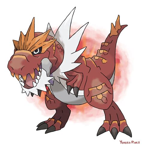 Love this new pokemon! - Tyrantrum by Yonaka-pinku.deviantart.com on ...