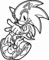 Free Printable Sonic The Hedgehog Coloring Pages sketch template