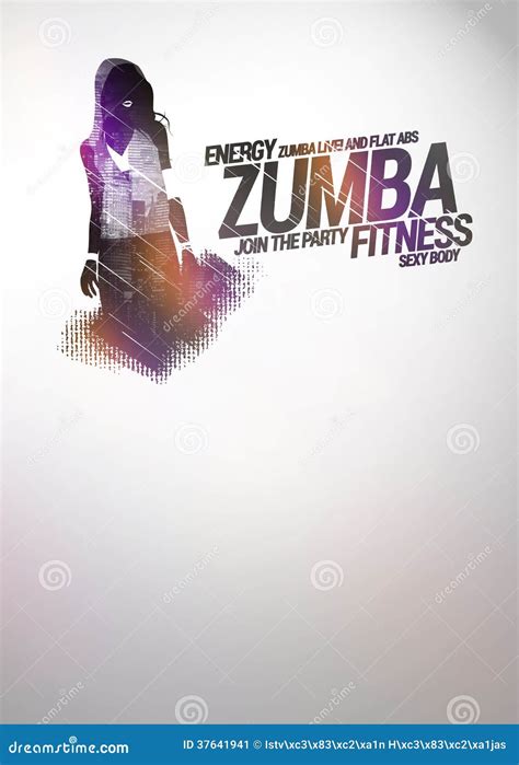 Zumba Party or Dance Training Background Stock Illustration - Illustration of banner, cool: 37641941