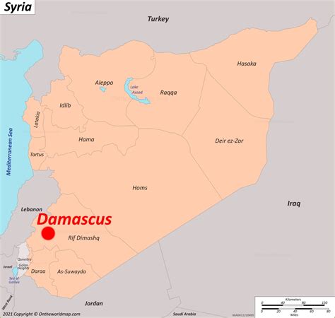 Damascus World Map