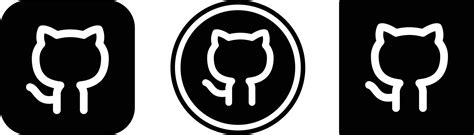 Github Icon Vector Art, Icons, and Graphics for Free Download