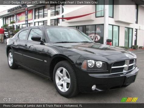 Brilliant Black Crystal Pearl - 2010 Dodge Charger SXT - Dark Slate Gray Interior | GTCarLot.com ...