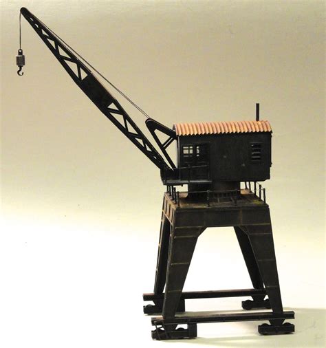 Model Railroad Minutiae: Dock crane model