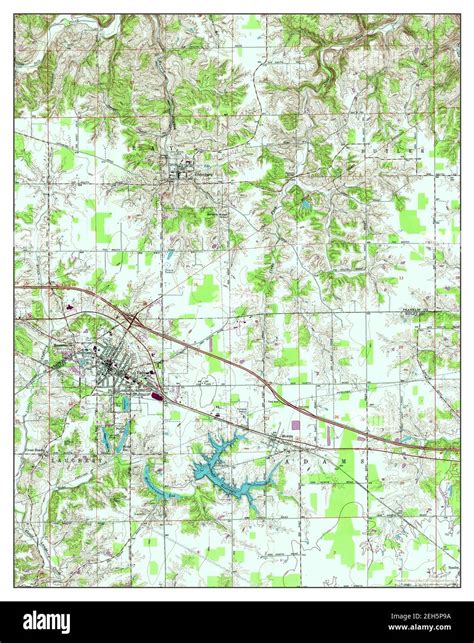 Batesville indiana map Cut Out Stock Images & Pictures - Alamy