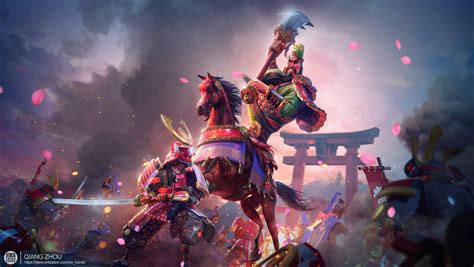 Download Warrior Samurai Battle Video Game Rise Of Kingdoms HD Wallpaper by Qiang Zhou