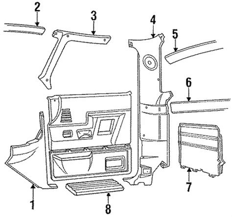 Interior Trim - Cab for 1993 Ford F-150 | Ford Parts Center