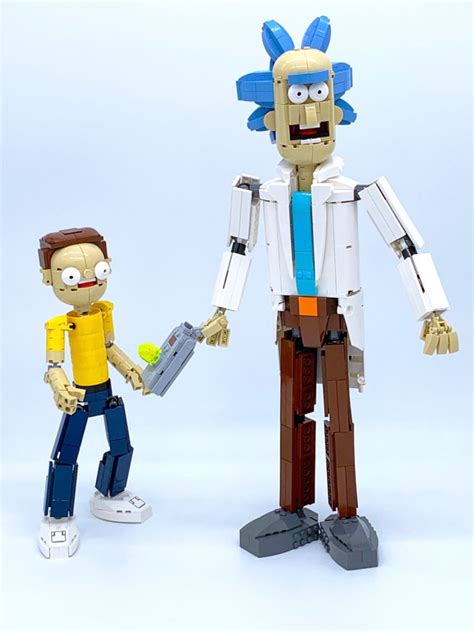 Jump Through Some Portals With This Lego Rick And Morty