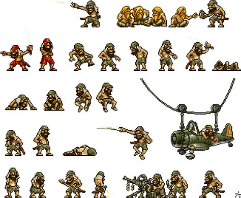 Metal Slug 3 - Japonese Soldiers Custom Sprites by Division6Tank on DeviantArt