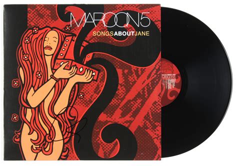 Adam Levine Signed Maroon 5 "Songs About Jane" Vinyl Record Album (JSA ...