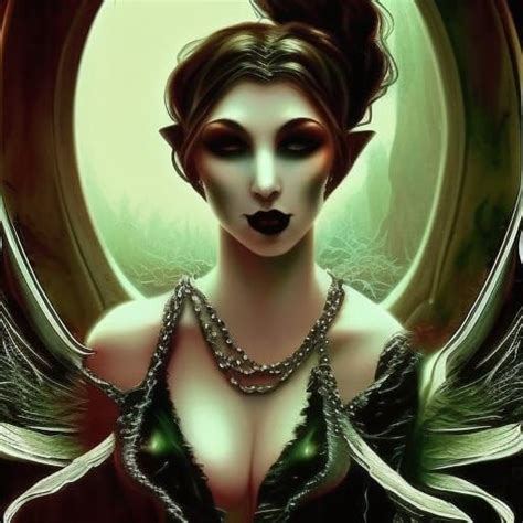 Beautiful gothic vampire with ethereal vibes - AI Generated Artwork ...