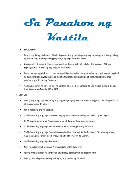 Sa panahon ng kastila