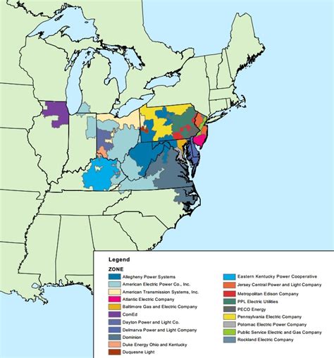 Pjm Region Map