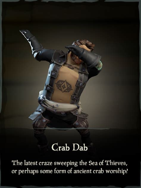 Crab Dab Emote - Sea of Thieves Wiki