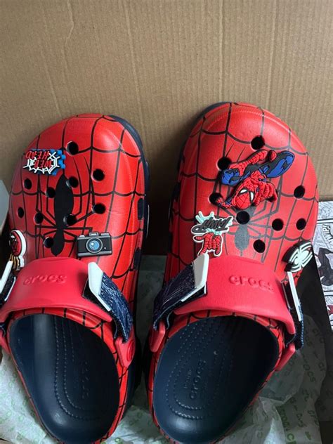 Spiderman Crocs, Men's Fashion, Footwear, Casual shoes on Carousell