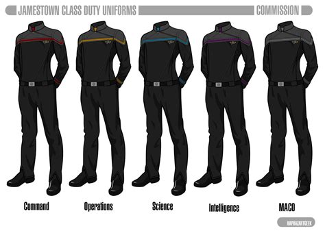 Commission : Jamestown Class Uniform (Light) by HaphazArtGeek on DeviantArt