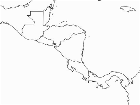 Physical Map Of Northeast Us North And Central America Countries ...