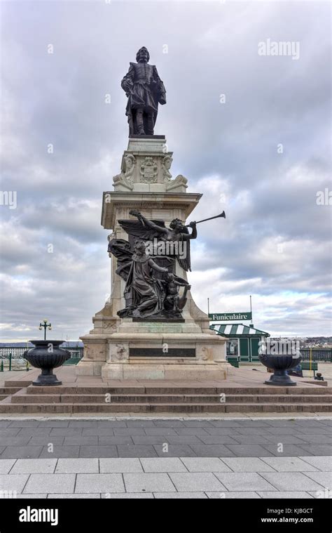 Samuel de Champlain Statue born Samuel Champlain The Father of New France was a French navigator ...