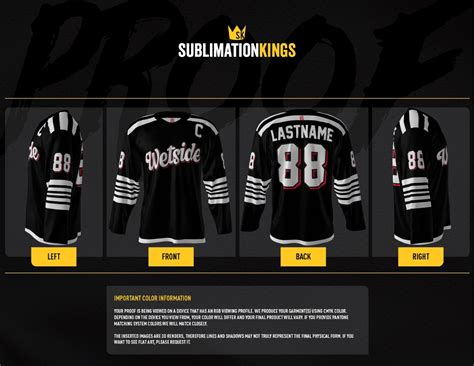 (((Custom Hockey Jersey Design))) | Sublimation Kings