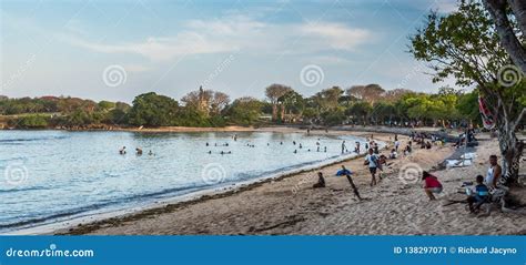 Tourists and Locals Enjoying the Beaches at Nusa Dua Editorial Photo - Image of summers ...