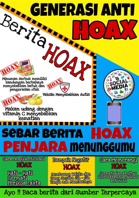 Inspirasi Spesial Contoh Poster Hoax, Gambar Poster