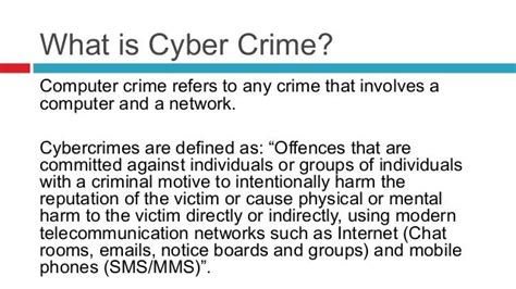 Cyber crime among students