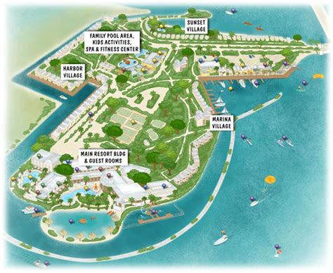 Hawks Cay Resort Map