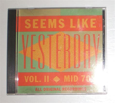 Seems Like Yesterday Vol. II / 2 Mid 70's Quiet Storm Disco Funk - K ...