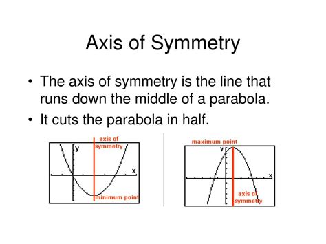 PPT - Lesson 5.1 AIM: Finding the Vertex and Axis of Symmetry for a ...