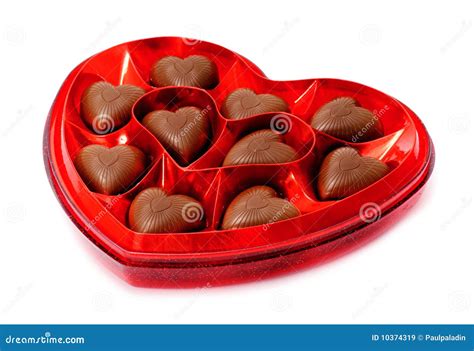 Heart shaped candy box stock image. Image of shaped, milk - 10374319