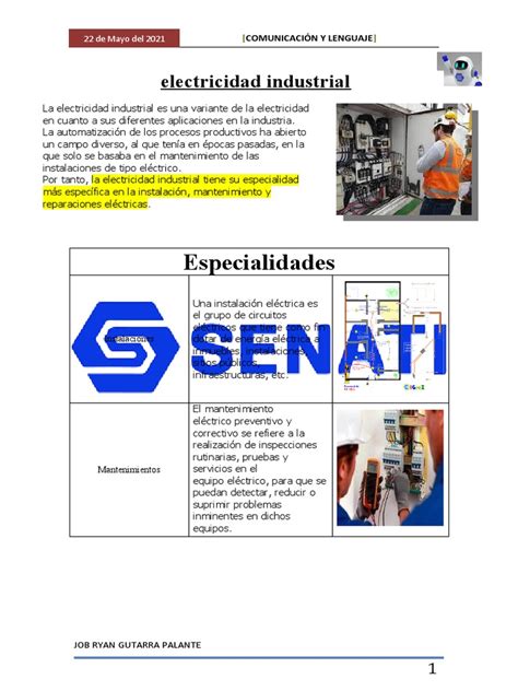 Electricidad Industrial | PDF | Ingenieria Eléctrica | Electricidad