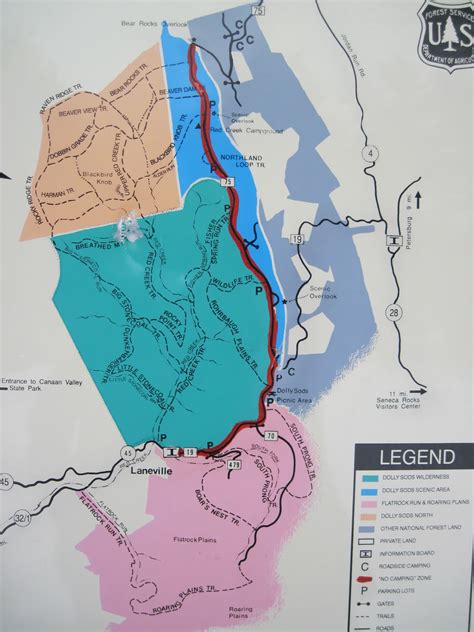 Dolly Sods Wilderness Map