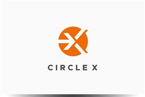 Circle Letter X vector logo design template (3173356)