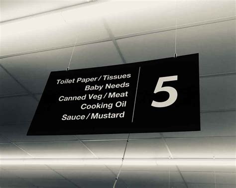 Adelaide-Supermarket-Aisle-Signs | PB Visual