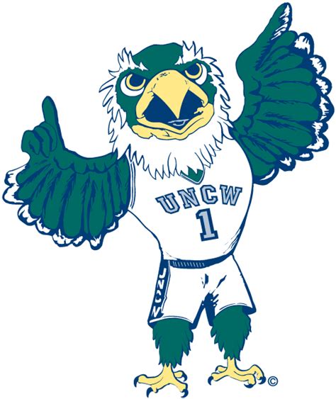 NC-Wilmington Seahawks Mascot Logo - NCAA Division I (n-r) (NCAA n-r ...