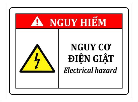 Địa chỉ phân phối biển cảnh báo nguy hiểm điện tại Hà Nội