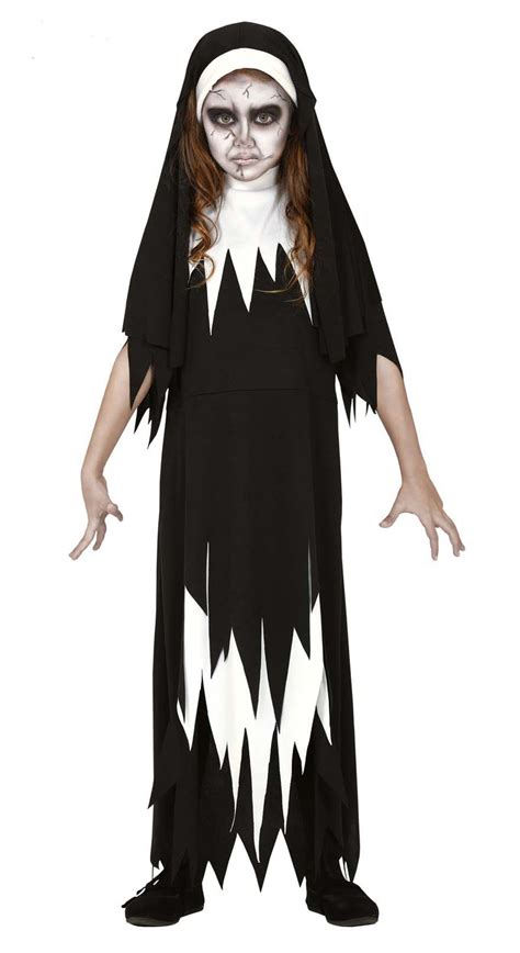 Scary Nun Costume Girls