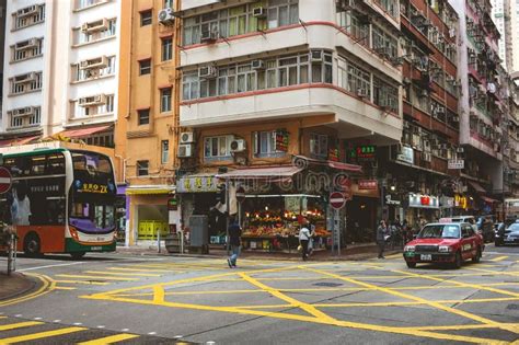 A Street Scape of Fortress Hill, Hong Kong, March 8 2023 Editorial Photo - Image of shopping ...