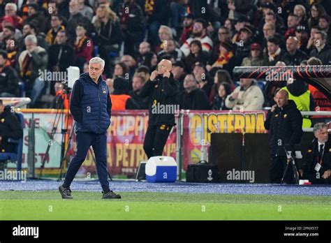 Rome, Italy. 20th Apr, 2023. Rome - Jose Mourinho of AS Roma during the ...