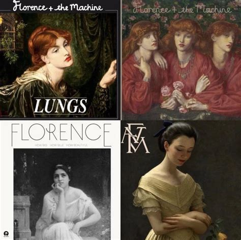 Florence + The Machine album art but in the paintings that inspired ...