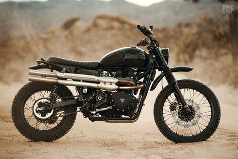 Custom Triumph Bonneville Scrambler owned by Ben Giese, editor of Meta ...