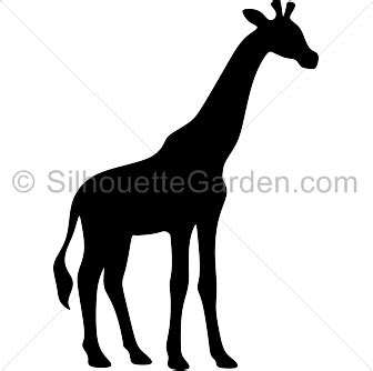 Free Vector Giraffe Silhouette - Diamonds And Dols