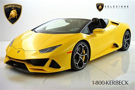 Used 2020 Lamborghini Huracan AWD LP 640-4 EVO Spyder / LEASE OPTIONS ...