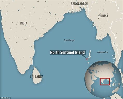 North Sentinel Island Map