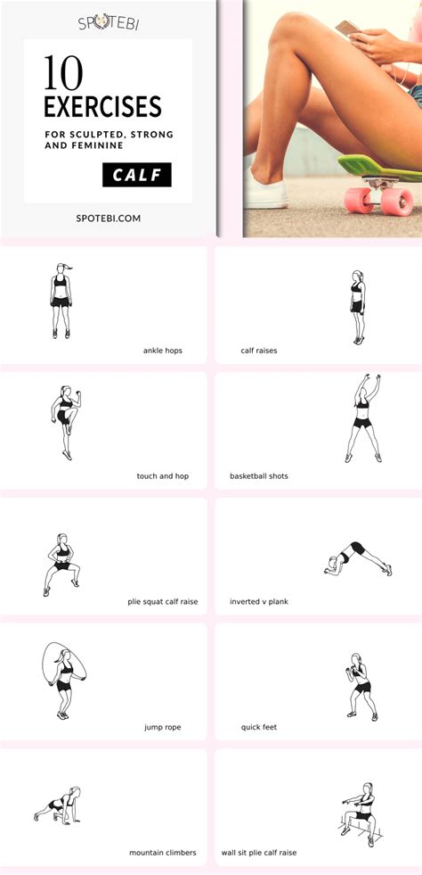 Quick CALF WORKOUT! Best Exercises for Sexy, Slim Calves! | Yoga-A Lifestyle | Calf exercises ...