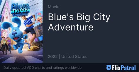 Blue's Big City Adventure • FlixPatrol