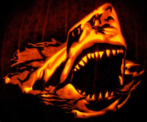 Shark Pumpkin http://bit.ly/Y3NdzY | Halloween pumpkin designs, Pumpkin carving, Pumpkin carving ...