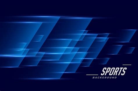 Free Vector | Blue sports background in speed effect style