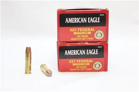 327 Federal Magnum AMMO - 100 Gr SP 100 Rounds - Pistol Ammunition at ...