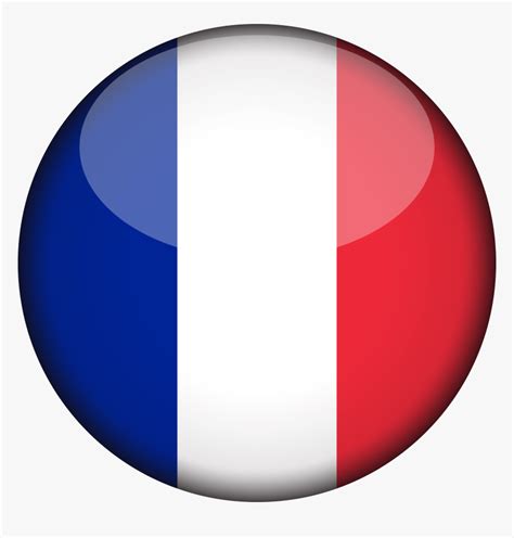 √ France Flag Round Icon : Glossy Round Icon Illustration Of Flag Of France / These can be used ...